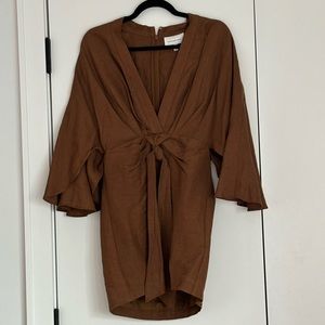 Significant other draped dress